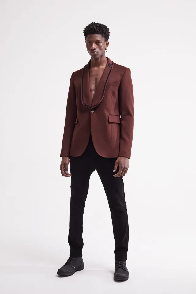 French Deal Sensation pantalon cuir agneau stretch