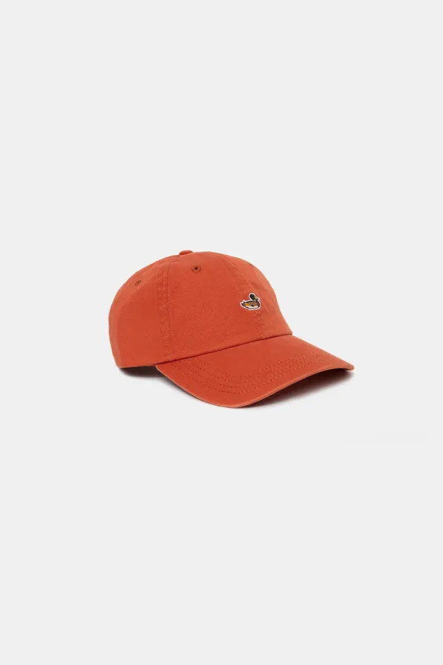 Edmmond Studios Duck casquette orange coton twill