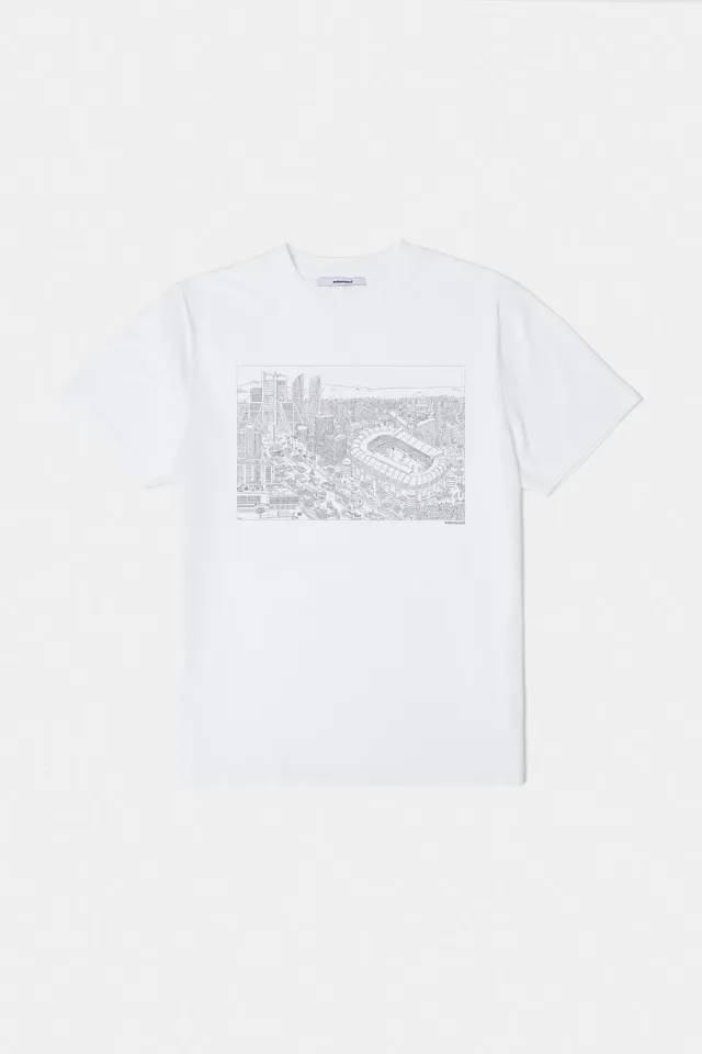 Edmmond Studios Landscape t-shirt blanc imprimé