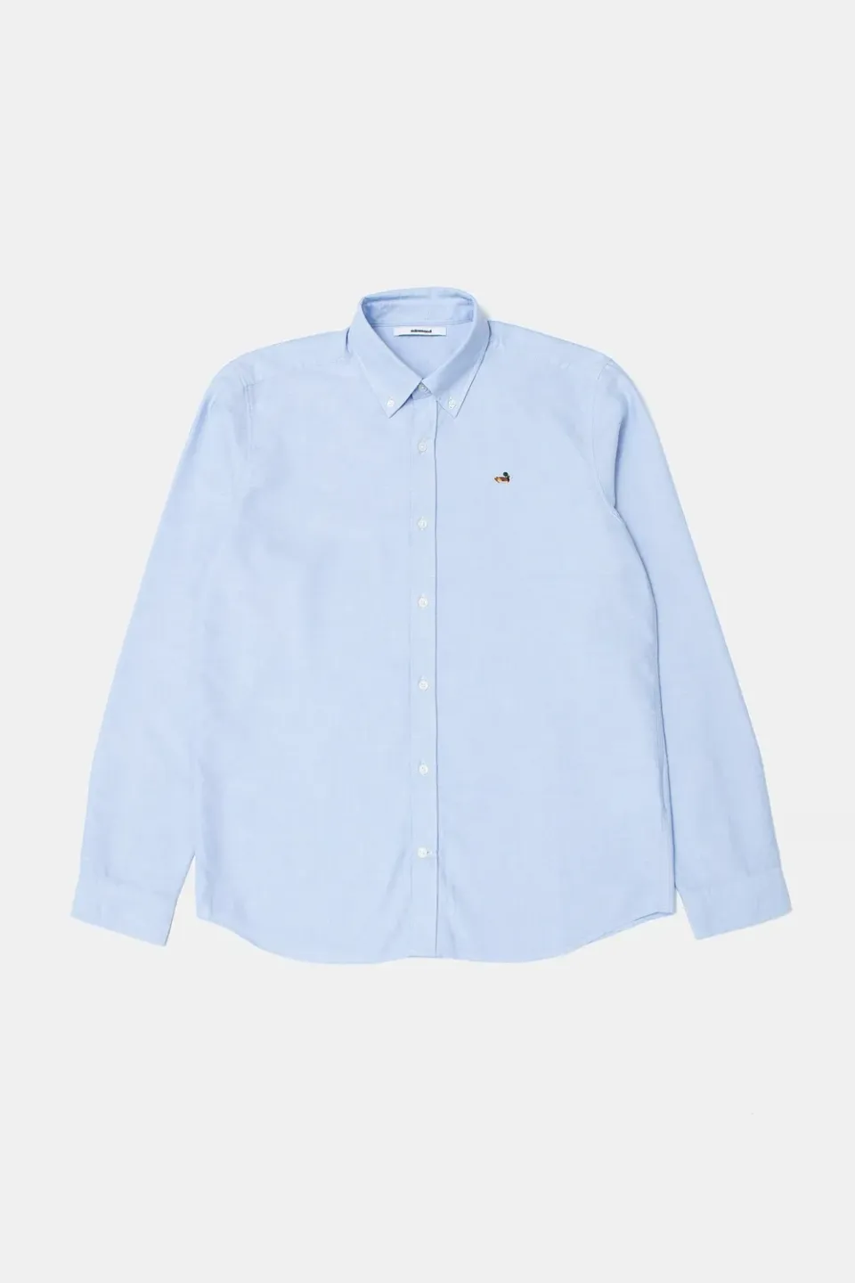 Edmmond Studios Duck Shirt chemise oxford bleu clair canard
