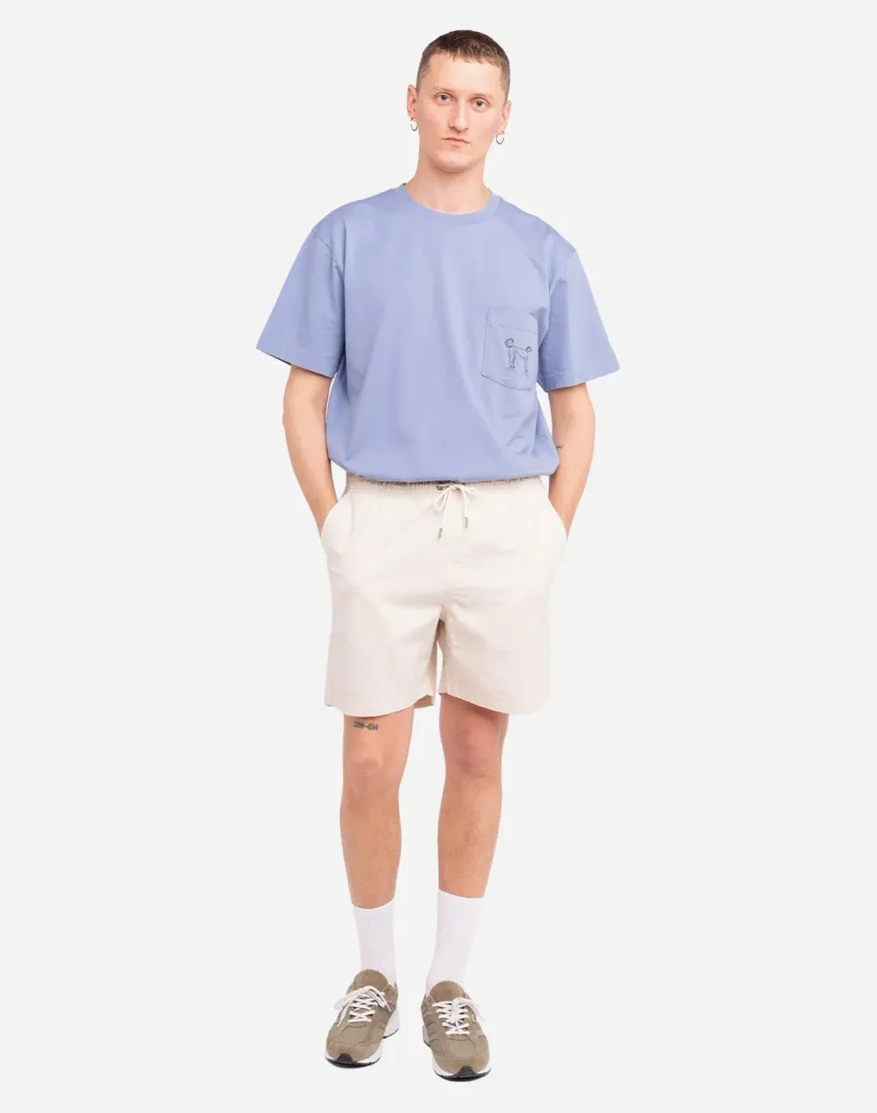 OLOW Gujo short écru naturel coton lin