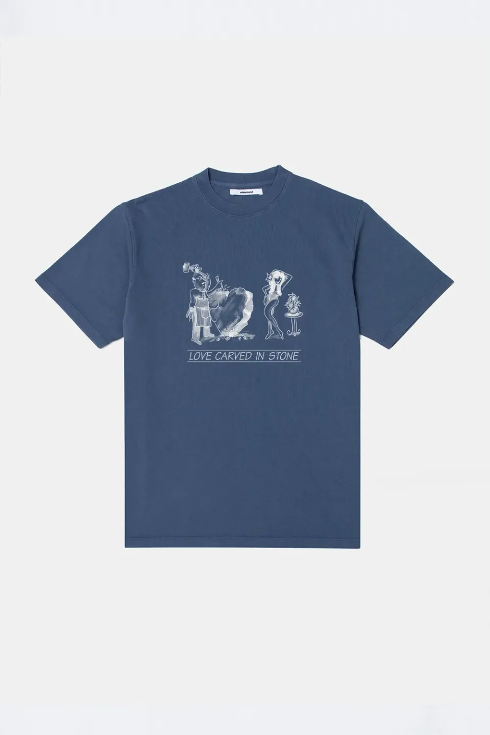 Edmmond Studios Arts Lab Plain Navy t-shirt bleu marine imprimé