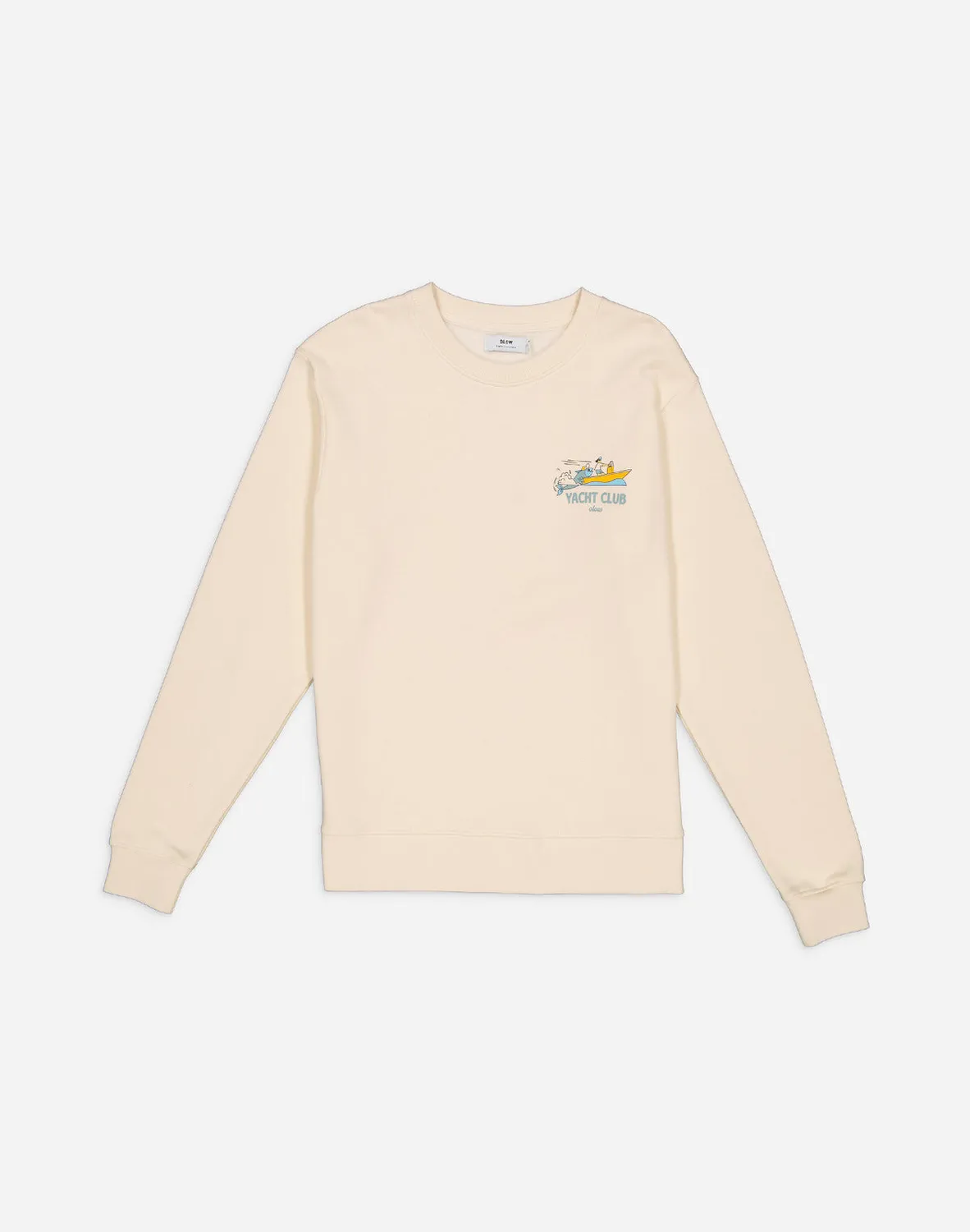Olow Yacht Club sweat ivoire molleton coton