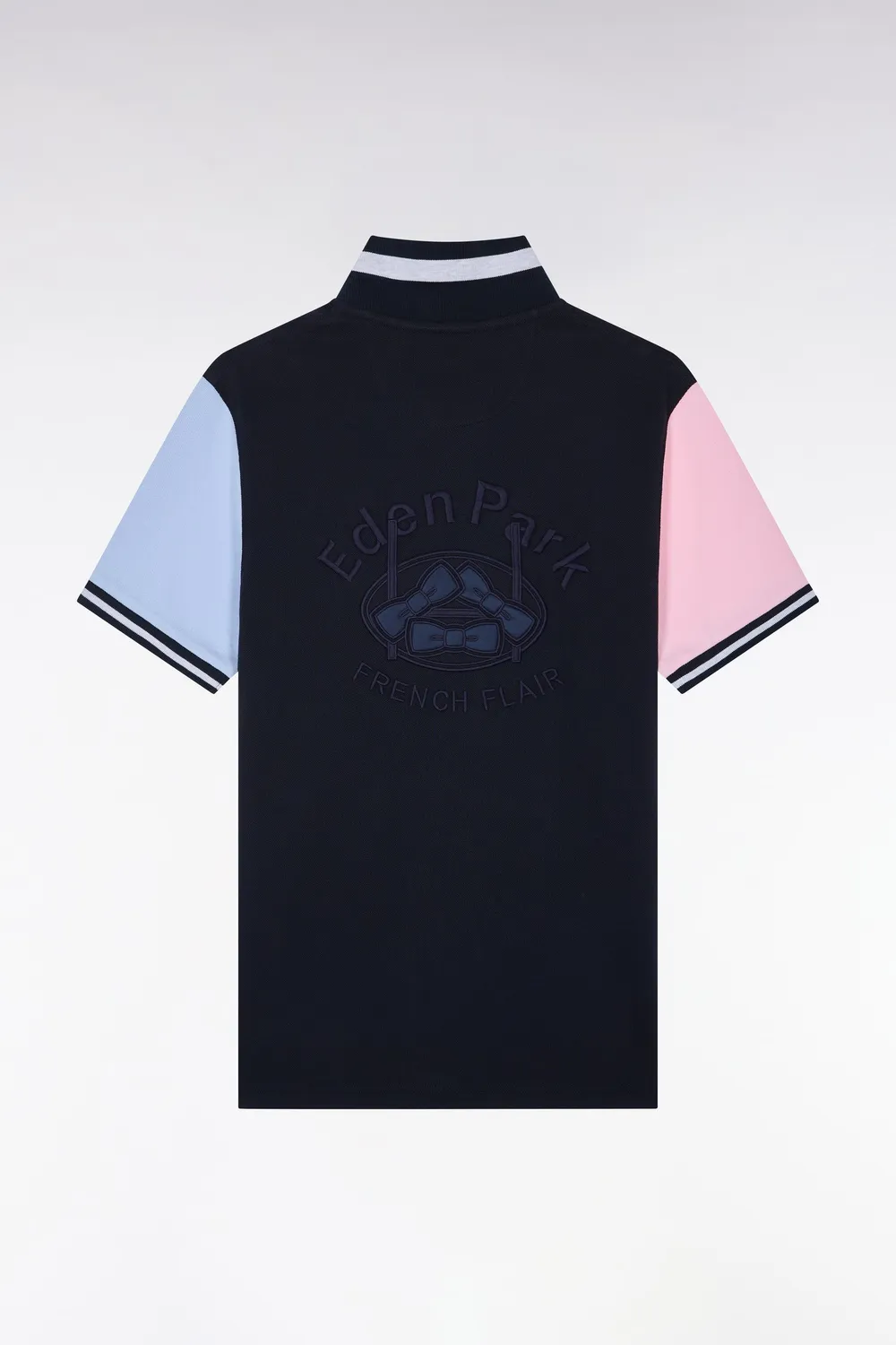 Eden Park polo coton marine manches courtes