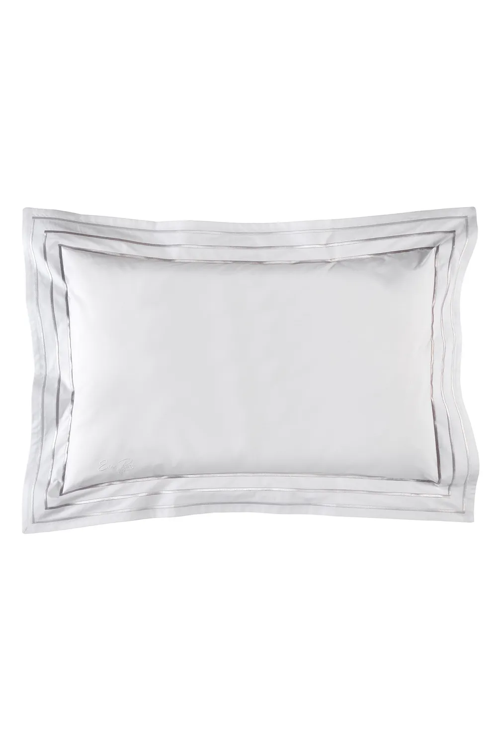 Eden Park 2 taies oreiller 75x50 blanc coton Égypte