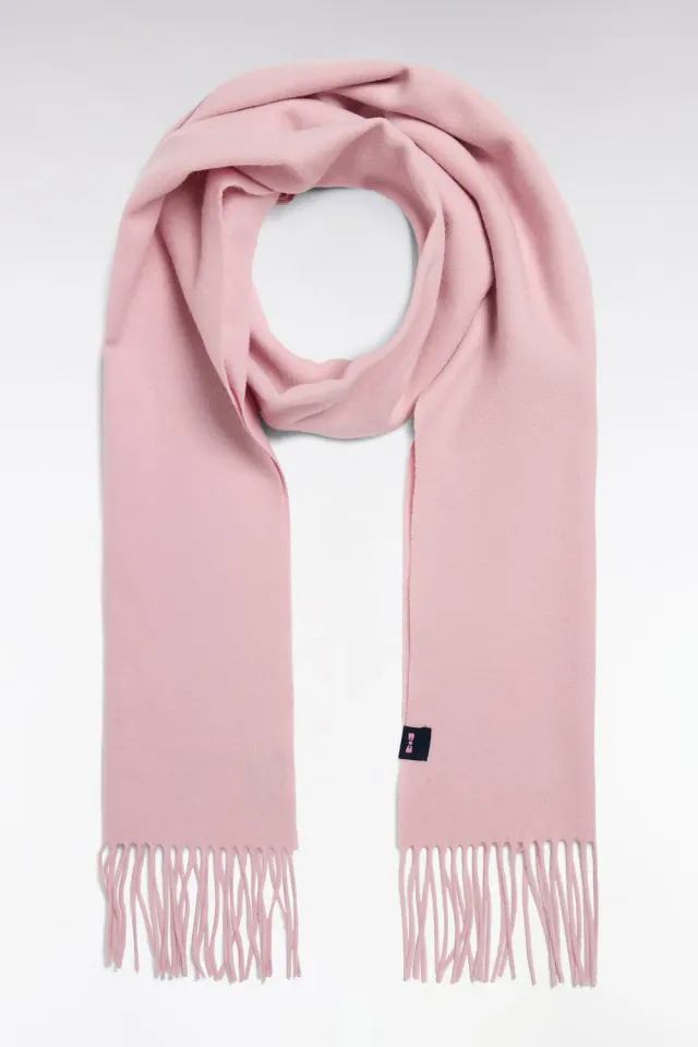 Eden Park écharpe drap laine rose 30x180