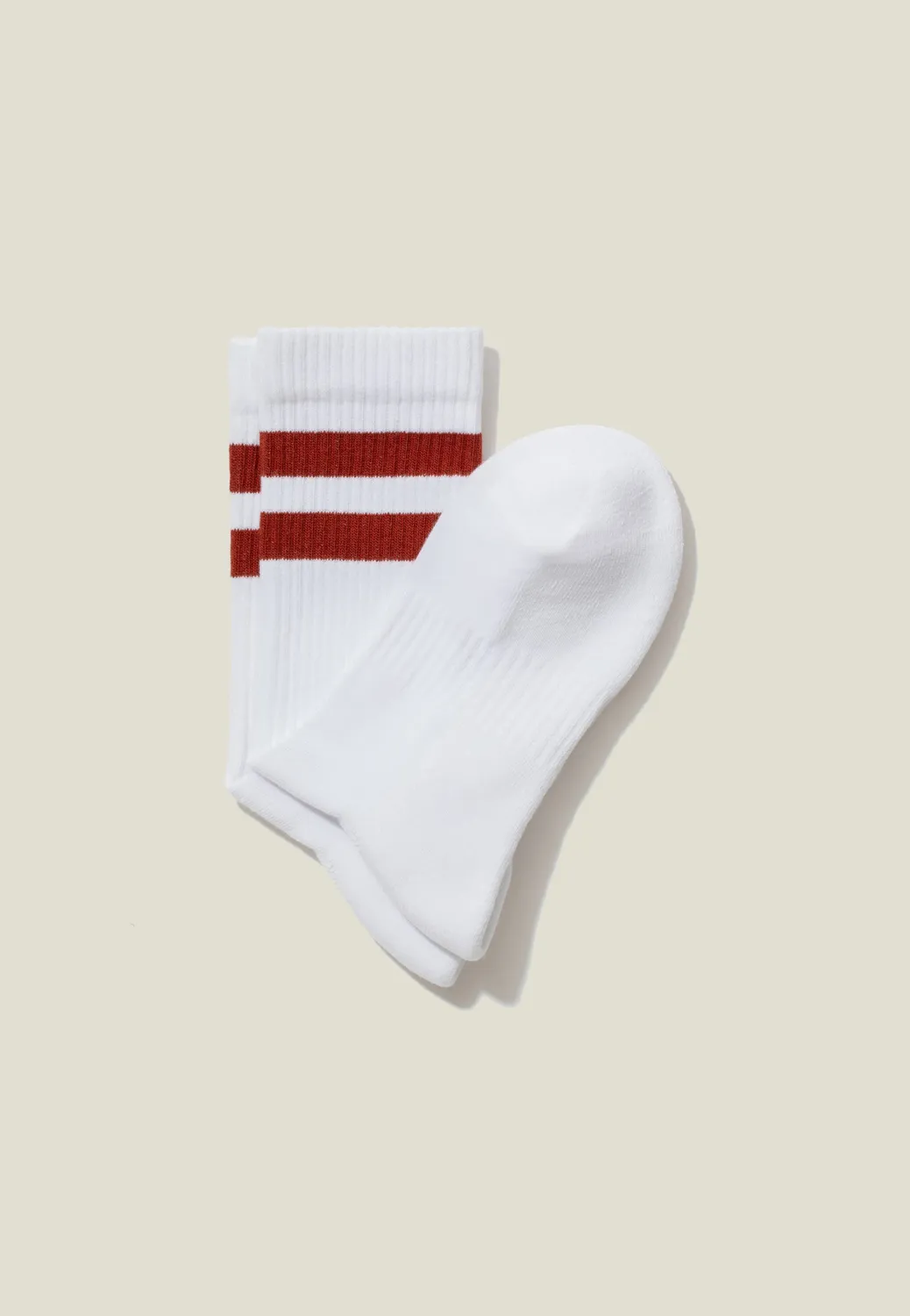 Loom chaussettes côtelées coton bio Blanc 36-39