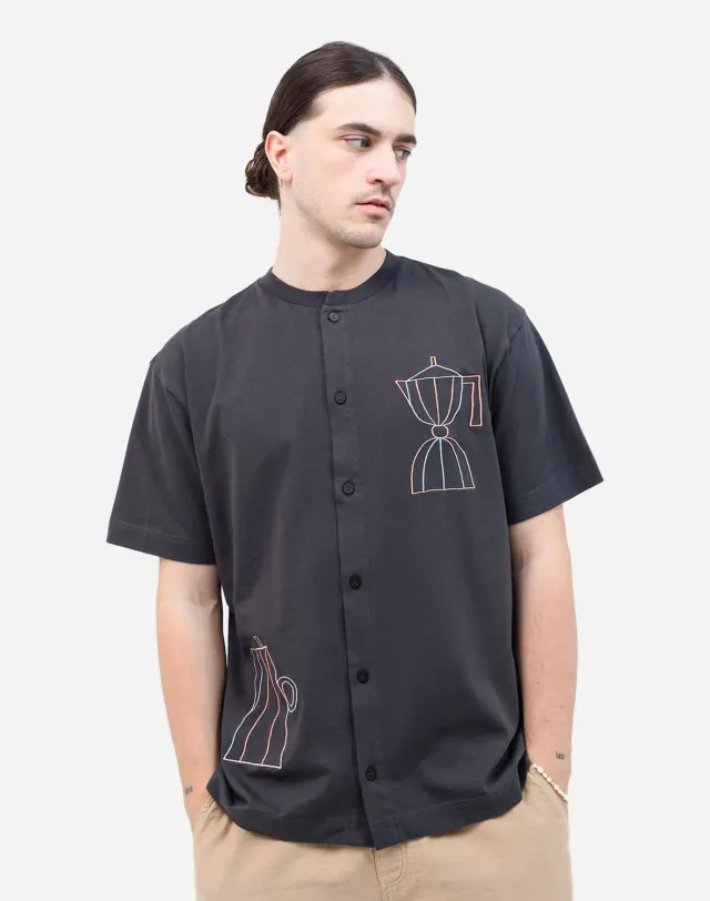 OLOW Moka t-shirt noir carbone coton bio
