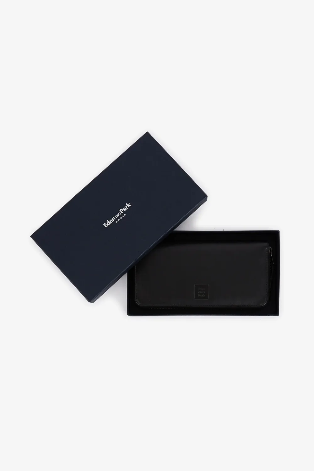 Eden Park HEBAGPFE0040 portefeuille noir cuir vachette