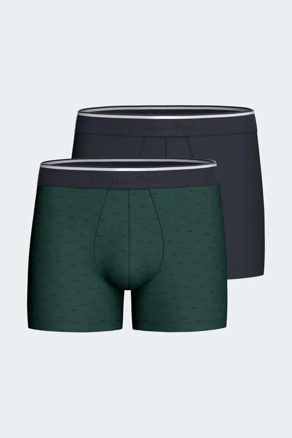 Eden Park H26SVEPK0004 boxers coton vert lot 2 stretch