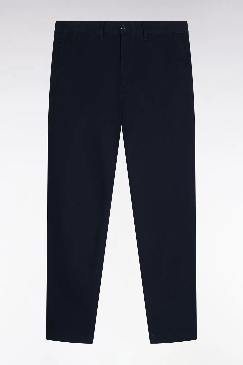 Eden Park chino piqué coton stretch marine regular homme