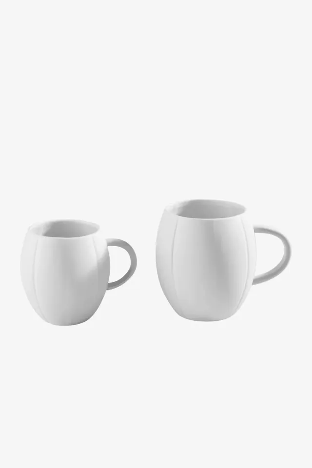 Eden Park mug blanc porcelaine Limoges grand modèle