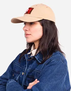 OLOW Six Panel Kiss casquette sable coton réglable