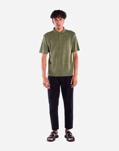 OLOW Fez polo vert olive coton Portugal