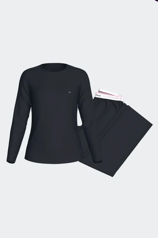 Eden Park pyjama long femme marine tencel
