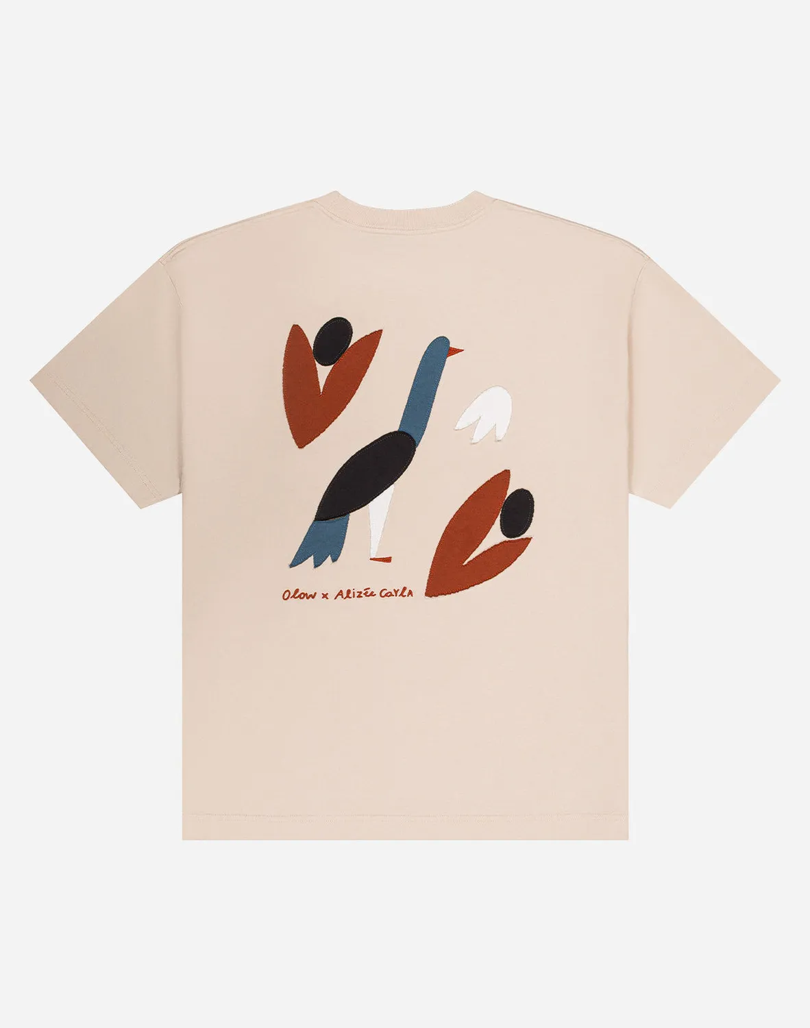 OLOW Oisel t-shirt crème coupe ample