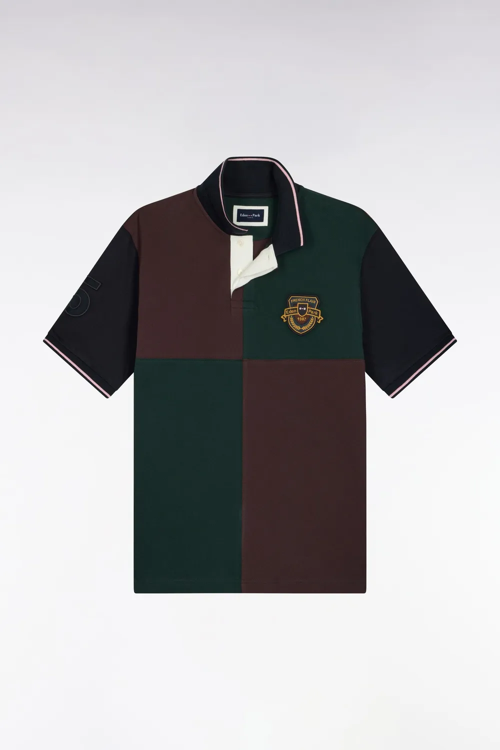 Eden Park Tradi Preppy polo coton cadrans écusson