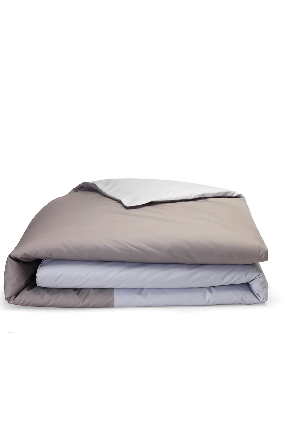 Eden Park housse de couette grise percale Beau plongeon