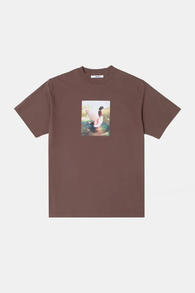 Edmmond Studios Tour t-shirt homme chocolat imprimé