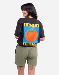 OLOW Tasty Tomatoes t-shirt noir homme loose
