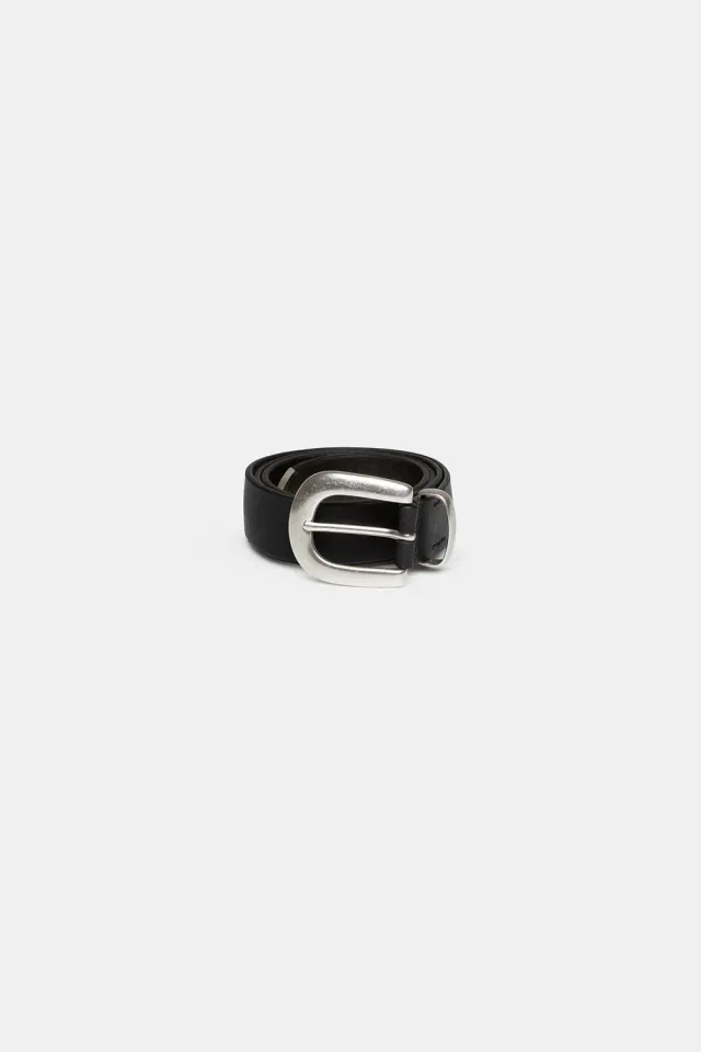 Edmmond Studios Rodeo ceinture cuir noir style cowboy