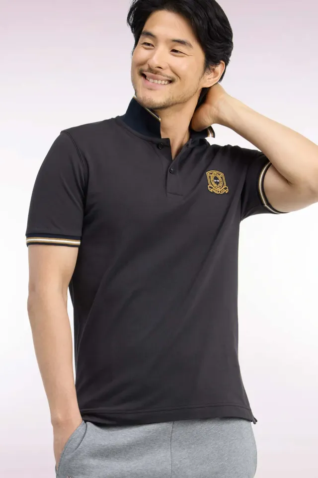 Eden Park College H26MAIPC0035/MAF1 polo marron piqué coton