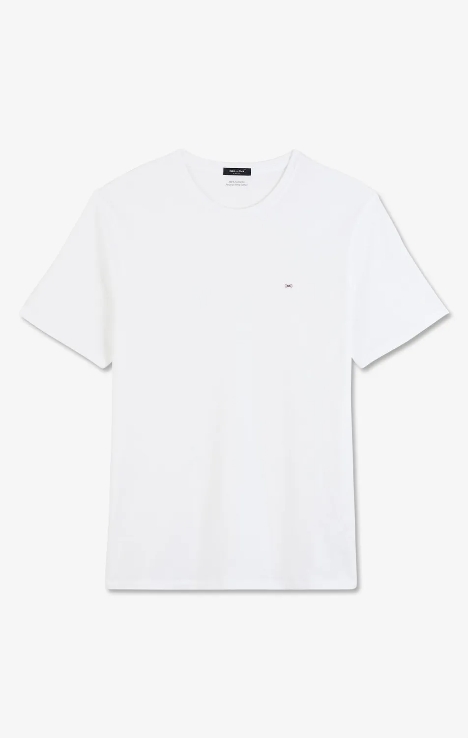 Eden Park t-shirt blanc col rond coton pima