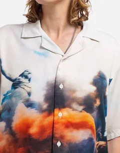 Olow Aloha Riot chemise off-white Tencel