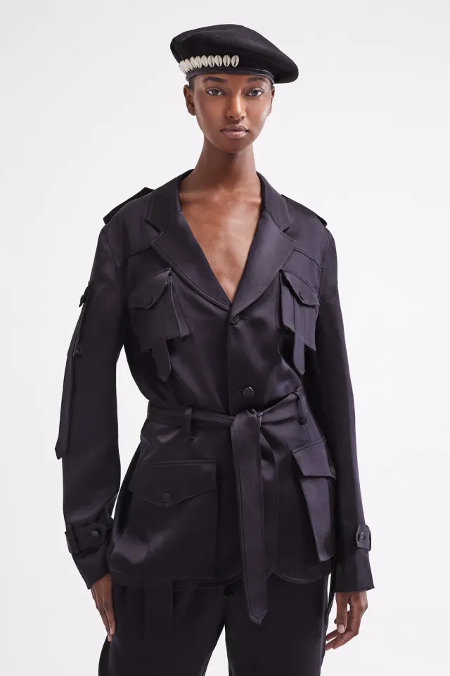 French Deal Saharienne Soie veste homme 100% soie