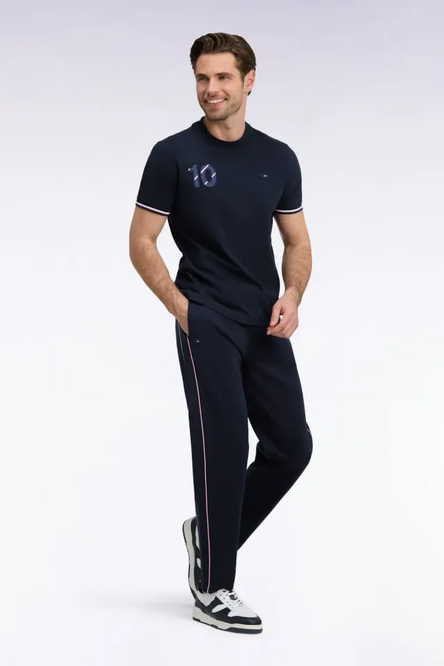 Eden Park France Rugby jogging interlock marine homme