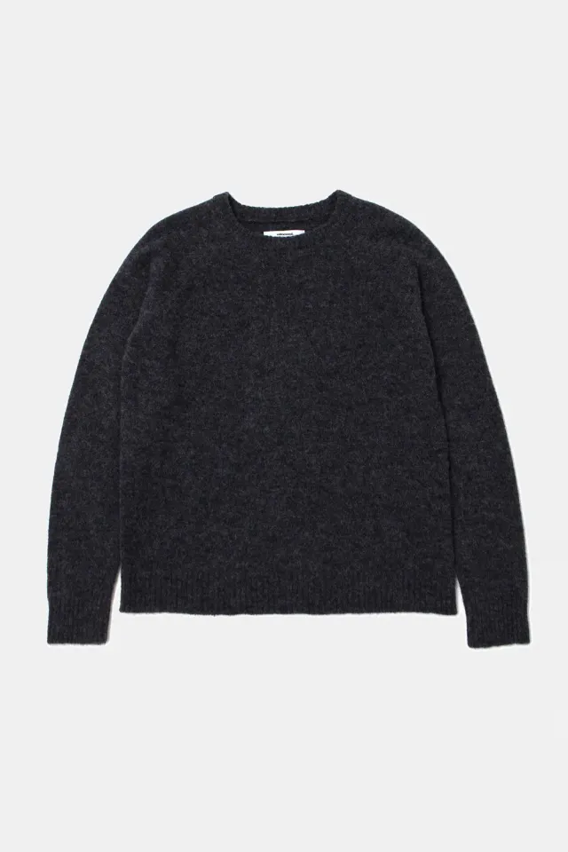 Edmmond Studios Glasgow Sweater pull gris laine alpaga