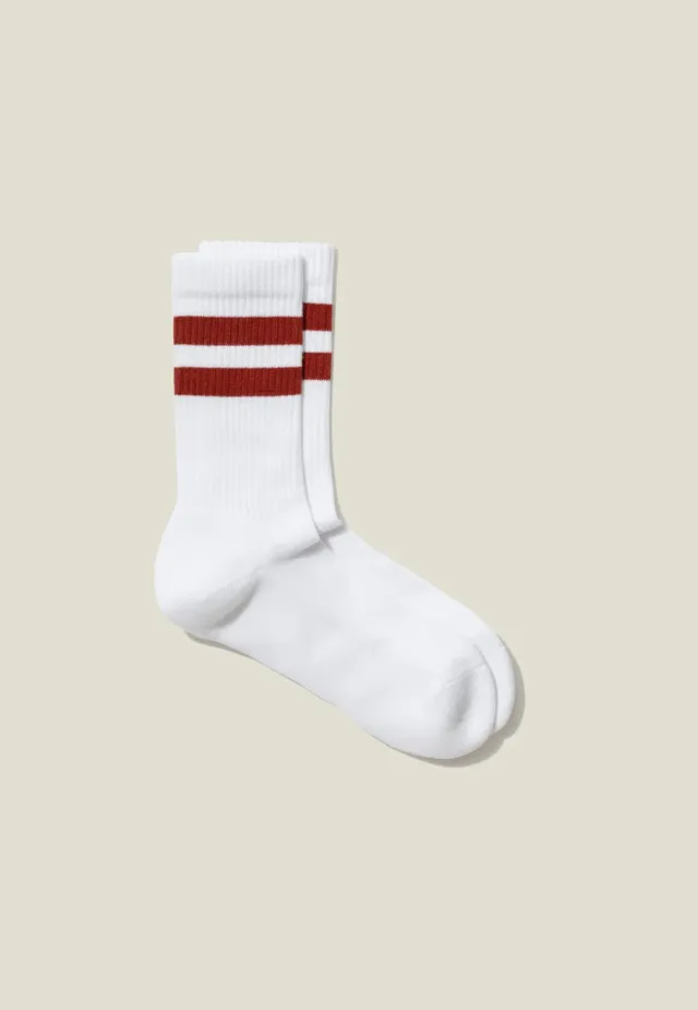 Loom chaussettes côtelées coton bio Blanc 36-39