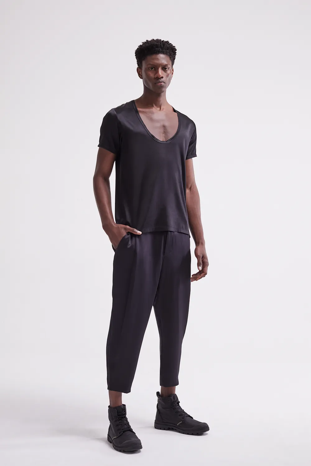French Deal Tee-Move t-shirt satin de soie