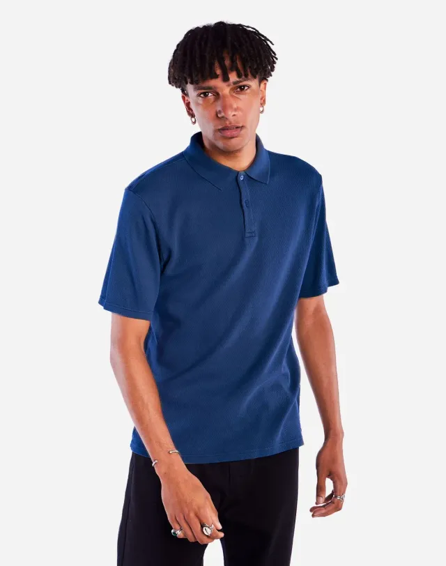 OLOW Fez polo homme bleu outremer coton