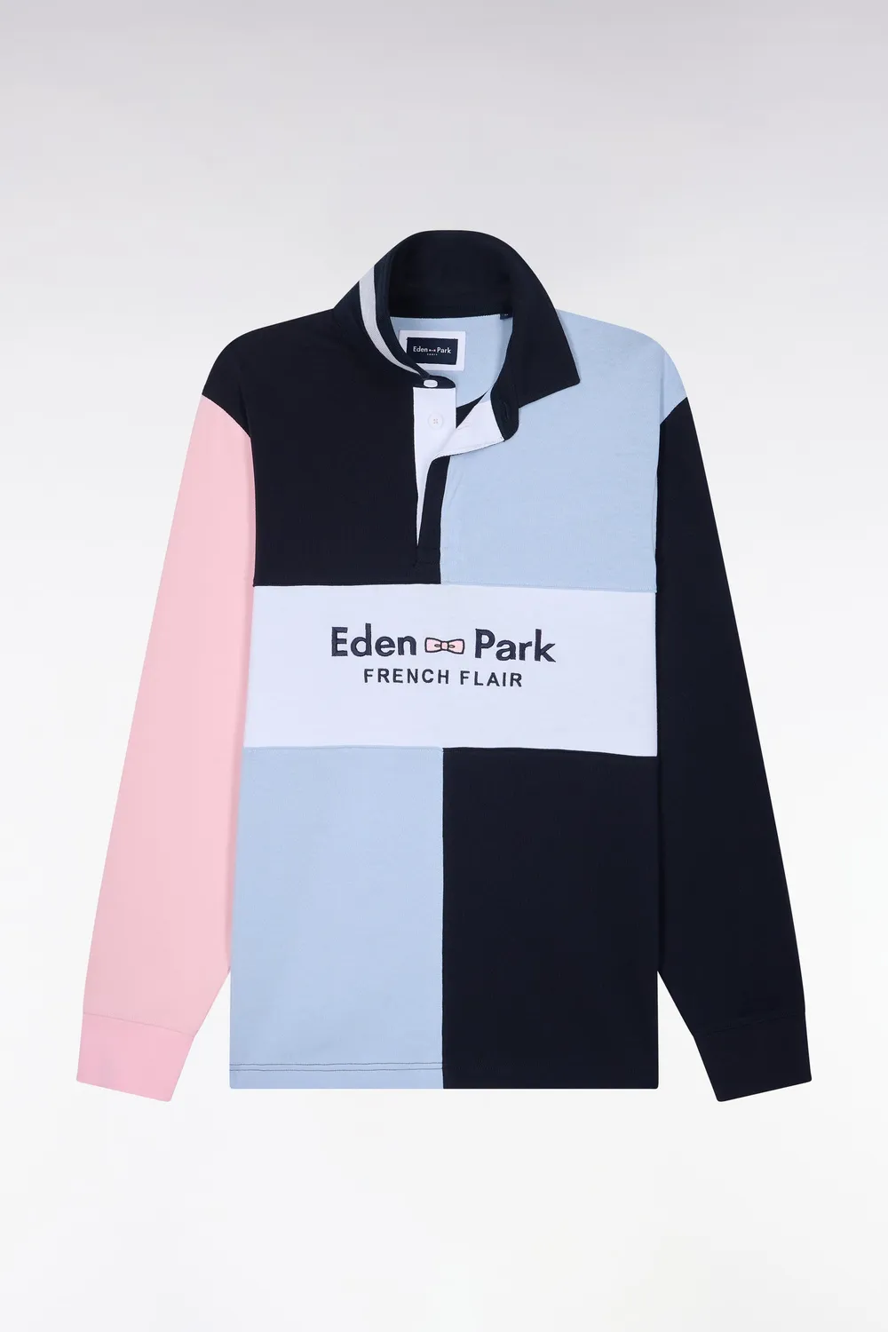 Eden Park Show Bizz maillot rugby homme marine manches longues