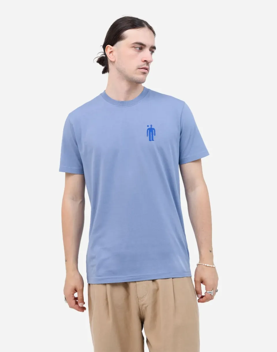 OLOW Essentials t-shirt coton bio bleu azur