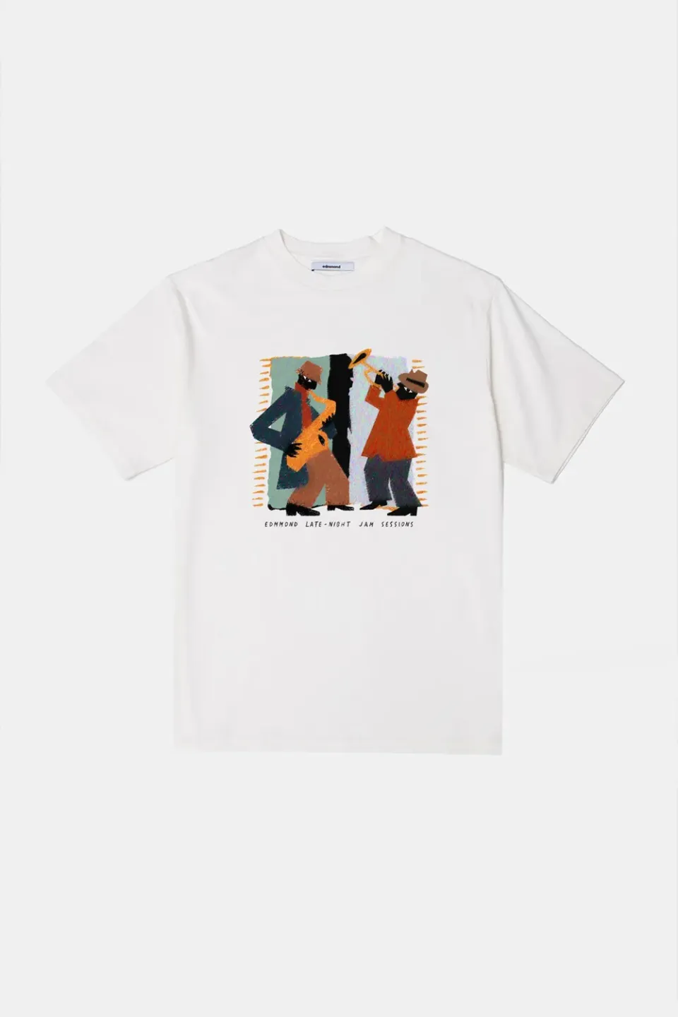 Edmmond Studios Jam t-shirt blanc cassé imprimé