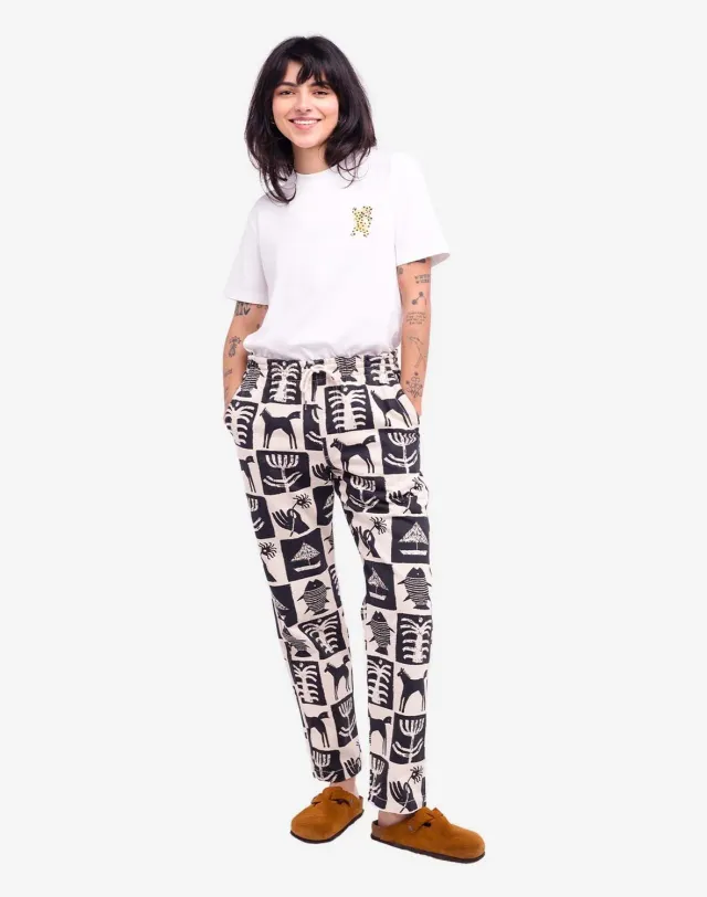 OLOW Hatha Tamar pantalon bicolore coton bio