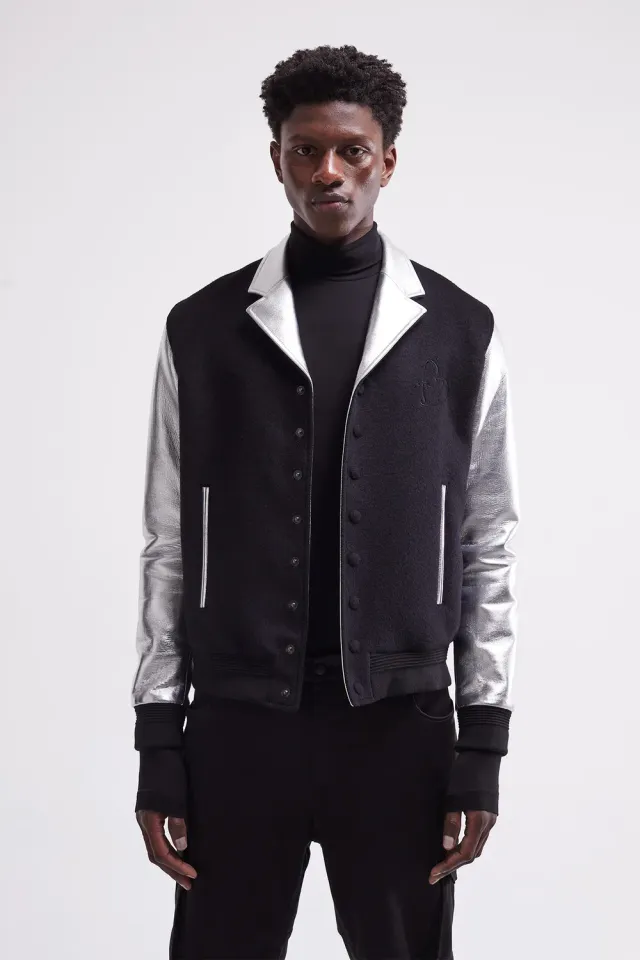 French Deal Évolution veste cuir laine mixte