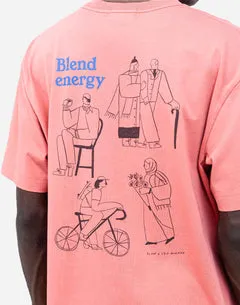 OLOW Citizen t-shirt ample rose mineral coton bio