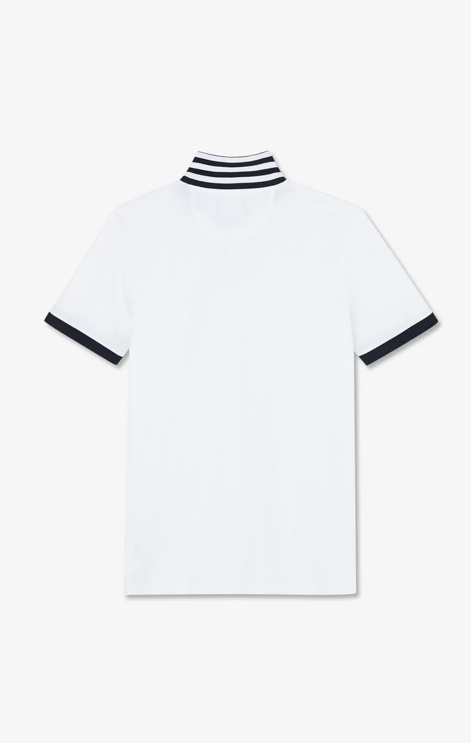 Eden Park polo blanc coton pima homme manches courtes