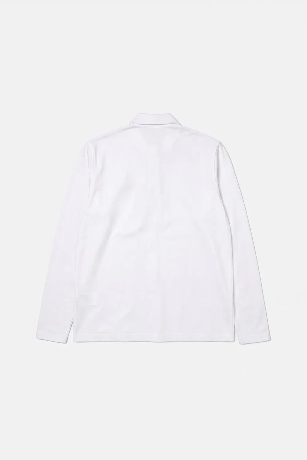 Edmmond Studios Duck Polo LS polo blanc piqué manches