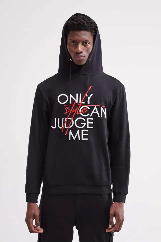 French Deal Only Style sweat hoodie guipure coton