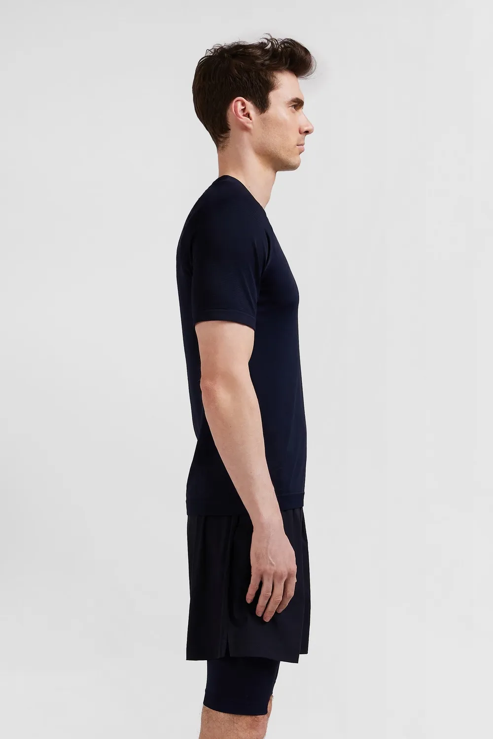 Eden Park French Flair t-shirt sport bleu marine coupe slim