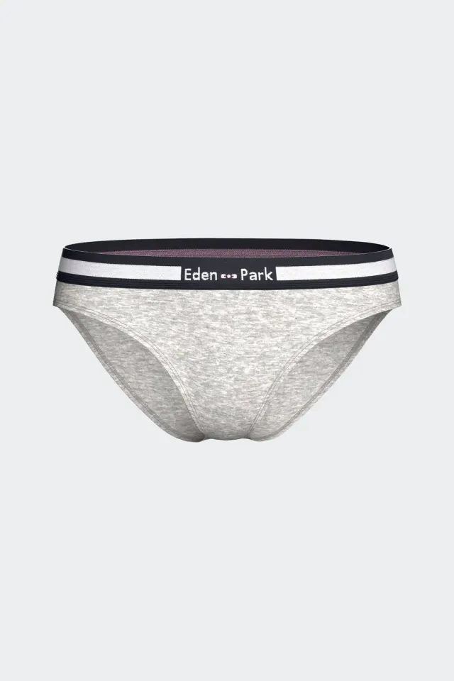 Eden Park culotte coton stretch gris femme