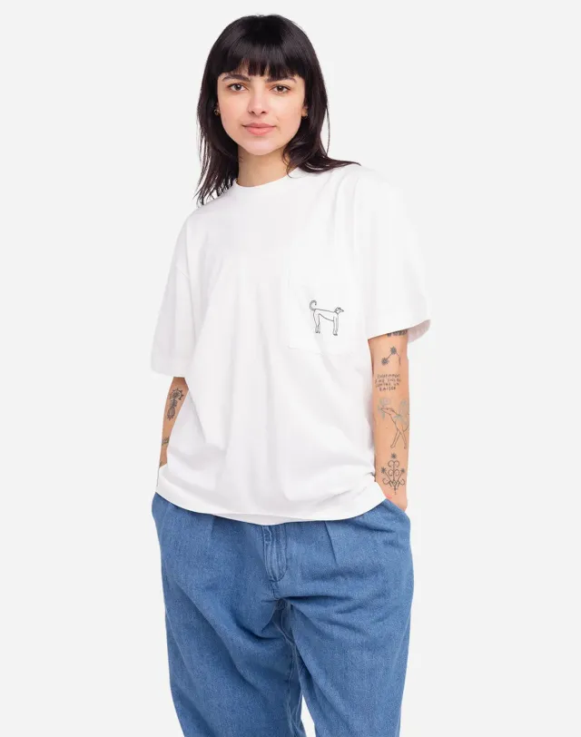 OLOW People t-shirt ample écru coton bio