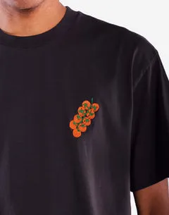 OLOW Tasty Tomatoes t-shirt noir homme loose