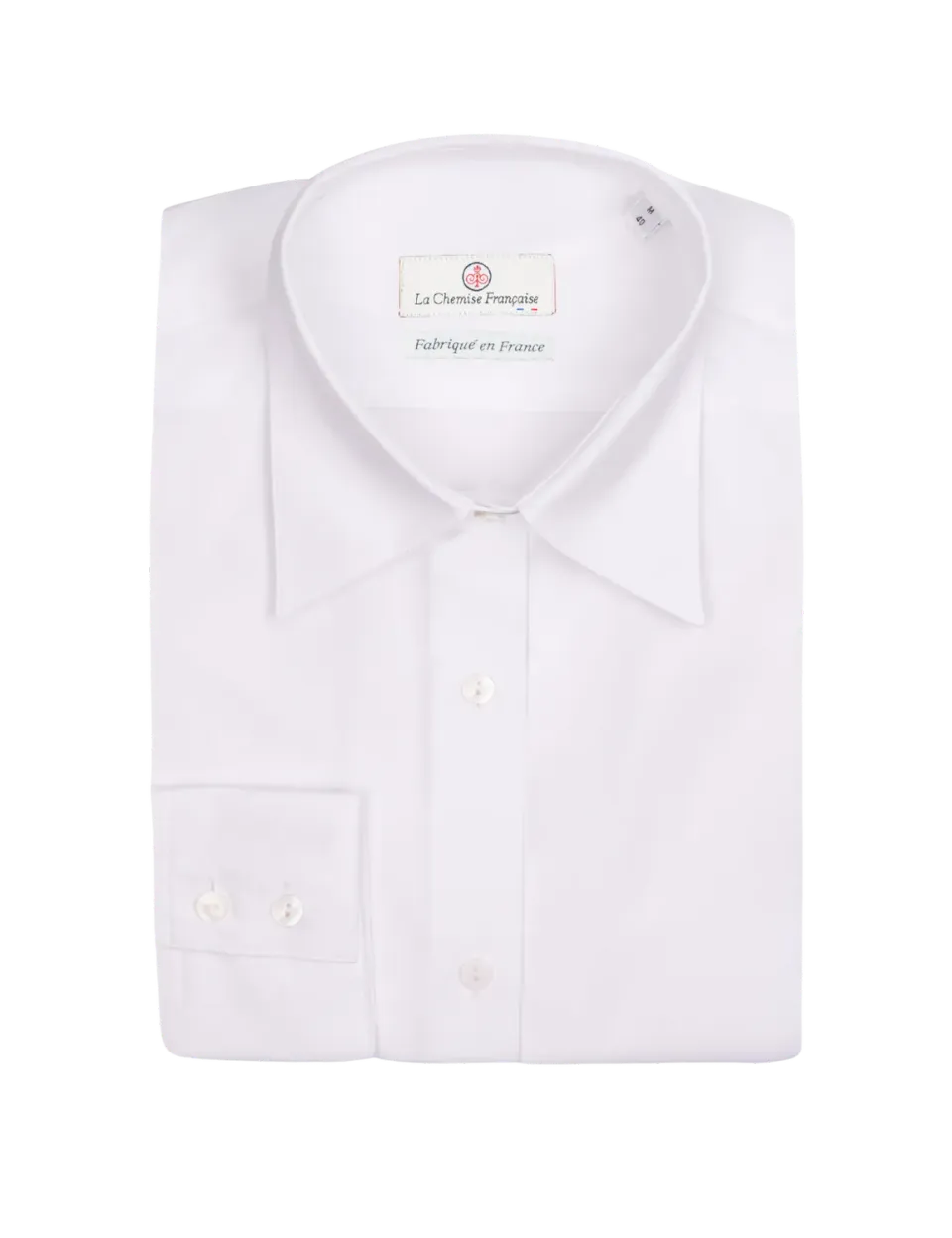 La Chemise Française Popeline Blanche chemisier femme col français