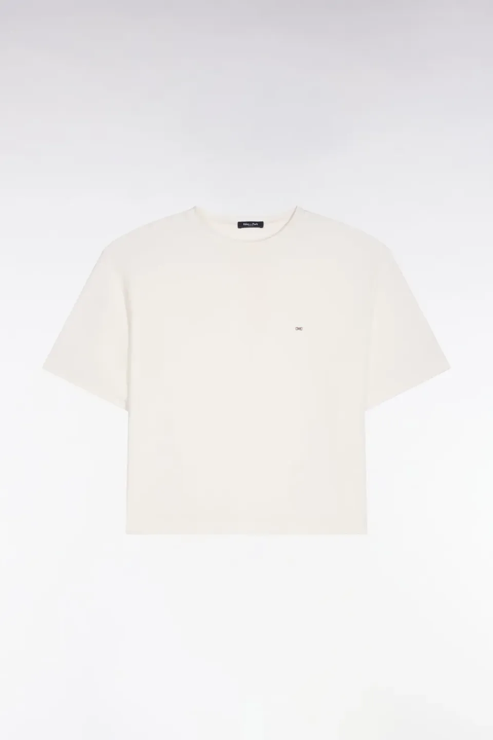 Eden Park Club Classique t-shirt femme écru modal stretch