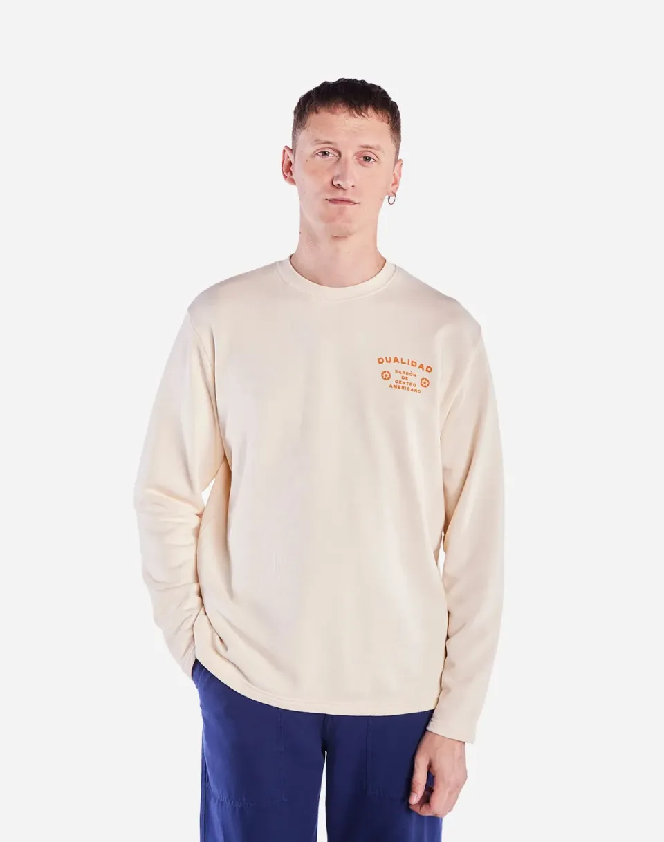 OLOW Duality sweat ivoire coton bio